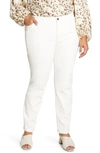Lafayette 148 Thompson Primo Denim Jeans In White