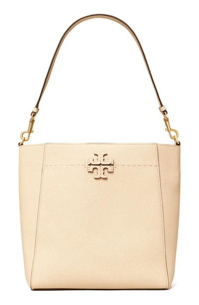 Tory Burch Mcgraw Bucket Bag In Brie