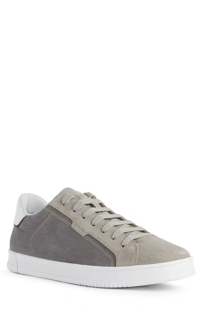 Geox Men's Pieve Suede Low Top Sneakers In Dove Grey/ Taupe