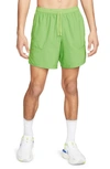 Nike Men's Dri-fit Stride 7" 2-in-1 Running Shorts In Green