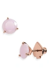 Kate Spade Trio Prong Studs In Opal Rose