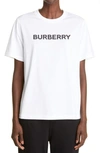 Burberry Logo-print Organic-cotton T-shirt In White