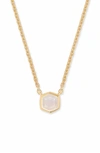 Kendra Scott Davie Pendant Necklace In Rainbow Moonstone