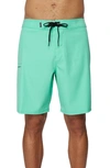 O'neill Hyperfreak Solid Board Shorts In Aqua