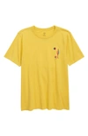 Treasure & Bond Kids' Relaxed Fit Graphic Tee In Yellow Desert Landscape