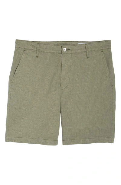 Ag Wanderer Cotton Blend Shorts In Sulfur Suaro Dust