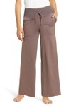 Zella Osr Renew High Waist Wide Leg Pants In Grey Sparrow