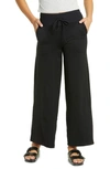 Zella Osr Renew High Waist Wide Leg Pants In Black
