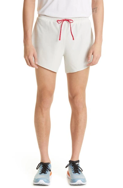 District Vision Spino Relaxed-fit Stretch-jersey Shorts In Limestone