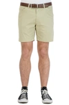 Levinas Everyday Stretch Chino Shorts In Khaki