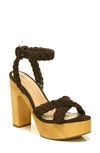 Veronica Beard Gael Platform Sandal In Espresso