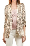 NIKKI LUND SNAKE PRINT BLAZER