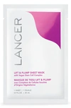 Lancer Skincare Lift & Plump Sheet Mask In 1 Sheet