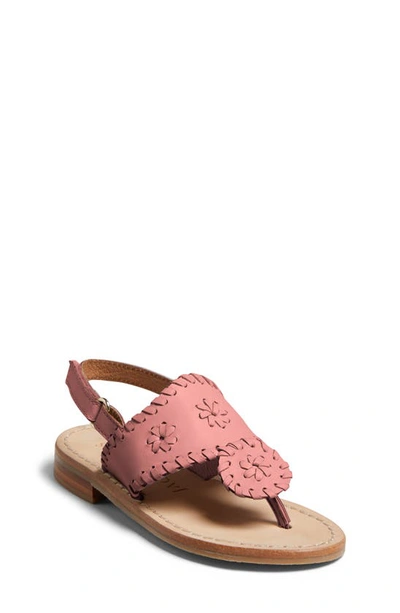 Jack Rogers Kids' Jacks Slingback Sandal In Rose/ Rose