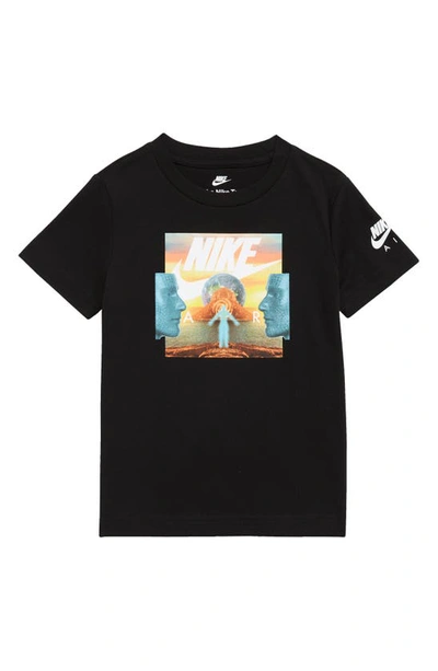 Nike Kids'  Air Aura Graphic Tee In Black