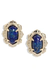 Kendra Scott Piper Stud Earrings In Blue Lapis