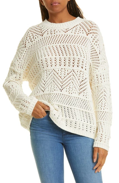 Rag & Bone Renee Novelty Sweater In White