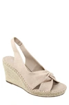 Charles By Charles David Notable Espadrille Wedge Slingback Sandal In Beige