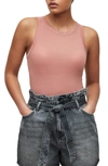 Allsaints Rina Tank Top In Muted Rose
