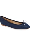 Sam Edelman Felicia Ballet Flats In Navy Fabric
