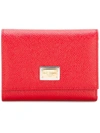 Dolce & Gabbana 'dauphine' Wallet In Red