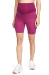 Nike Women's One (m) 7" Biker Shorts (maternity) In Red