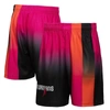 Mitchell & Ness Men's  Pink, Black Miami Heat 2005/06 Hardwood Classics Fadeaway Reload 3.0 Swingman In Pink