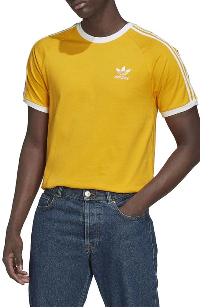 Adidas Originals Adicolor Classics 3-stripes T-shirt In Yellow