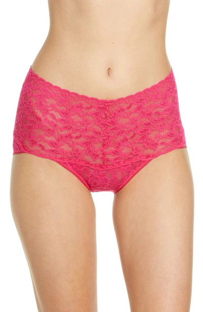 Hanky Panky Retro V-kini Briefs In Bright Rose