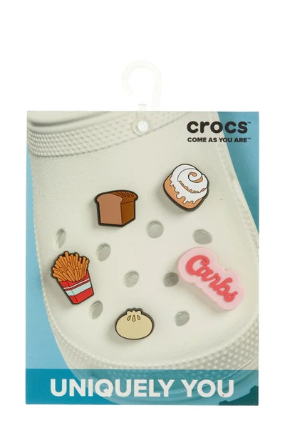 Jibbitz 5-pack Love Carbs  Shoe Charms In White