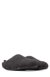 Camper Wabi Wool Slipper In Dark Grey