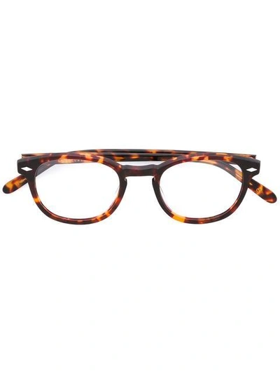 Lesca '711' Tortoiseshell Glasses