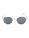 Lesca Transparent Frame Sunglasses