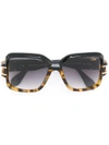 Cazal Square Sunglasses In Black