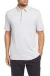 Faherty Movement Stretch Stripe Regular Fit Polo Shirt In Horizon Line Stripe