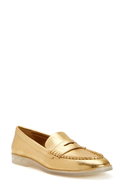 Katy Perry Women's The Geli Penny Loafers Shoes In Gold