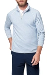 Faherty Movement Stretch Half Zip Pullover In Madaket Stripe
