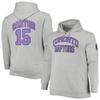 Mitchell & Ness Vince Carter Heathered Gray Toronto Raptors Big & Tall Name & Number Pullover Hoodie In Heather Gray