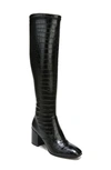 Franco Sarto Talfer Tall Boot In Black Croc