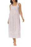 Eileen West Sleeveless Cotton Nightgown In Blush