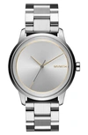 Mvmt Profile Bracelet Watch, 44mm In Silver