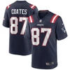 NIKE NIKE BEN COATES NAVY NEW ENGLAND PATRIOTS GAME RETIRED PLAYER JERSEY