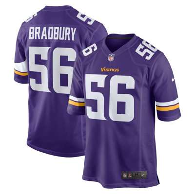 Nike Garrett Bradbury Purple Minnesota Vikings Game Jersey