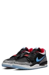 Nike Men's Air Jordan Legacy 312 Low Off-court Shoes In Black/wolf Grey/valor Blue/university Red/white