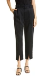 Ted Baker Ninette Tapered Ankle Trousers In Black