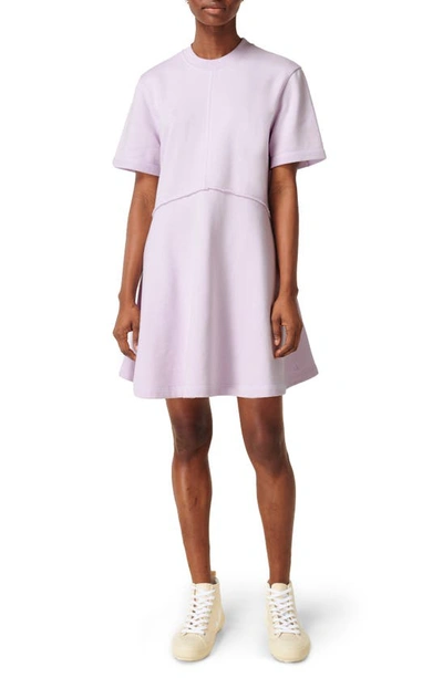Sweaty Betty Revive Cotton Blend T-shirt Dress In Mistflower Purple