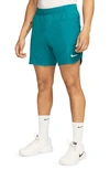 Nike Men's Court Dri-fit Advantage 7" Tennis Shorts In Blue