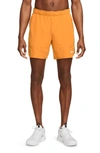 Nike Court Dri-fit Advantage Men's 7" Tennis Shorts In Light Curry,white