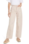 Rag & Bone Logan Wide-leg Mid-rise Cotton-blend Jeans In Blush