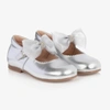 CHILDREN'S CLASSICS GIRLS SILVER LEATHER SHOES